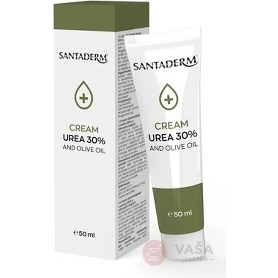 SANTADERM CREME UREA 30% UND OLIVENÖL Creme mit Harnstoff und Olivenöl 1x50 ml