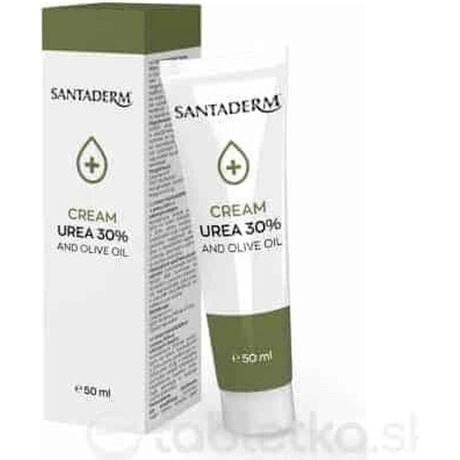 SANTADERM CREME UREA 30% UND OLIVENÖL Creme mit Harnstoff und Olivenöl 1x50 ml