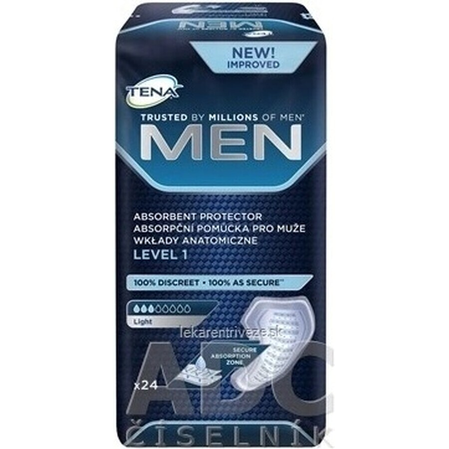 TENA Men Livello 1 1×24 assorbenti per incontinenza da uomo