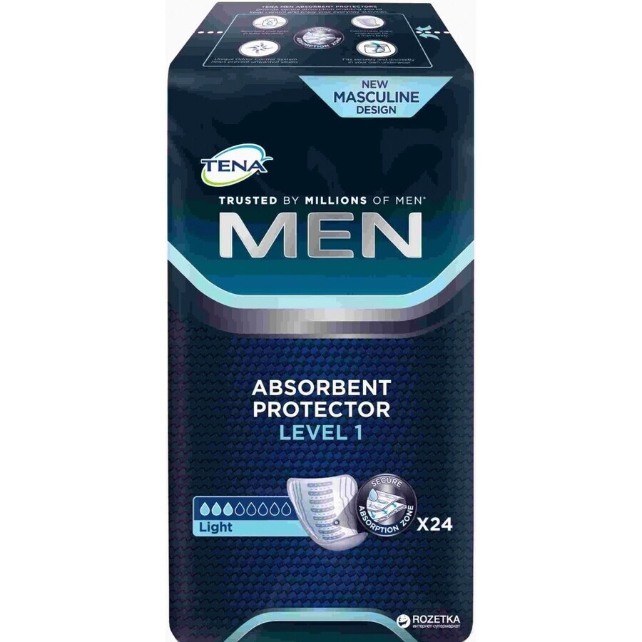 TENA Men Livello 1 1×24 assorbenti per incontinenza da uomo