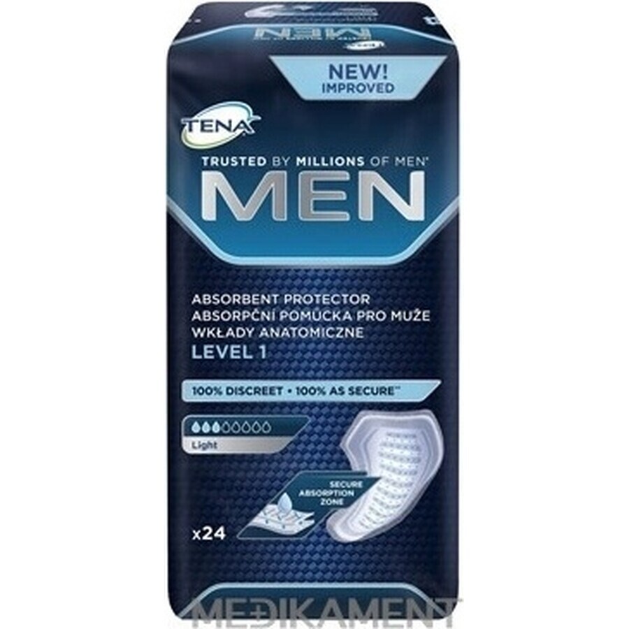 TENA Men Livello 1 1×24 assorbenti per incontinenza da uomo