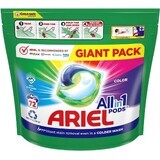 Ariel All-in-1 PODS Colour, Capsules de gel de lavage, 72 Capsules de gel de lavage 1×72, Capsules de gel de lavage