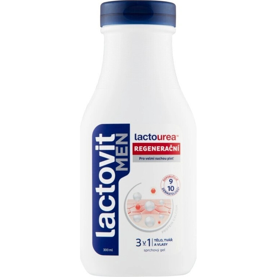 Lactovit MEN Lactourea 3in1 Regenerierendes Duschgel 1x300 ml