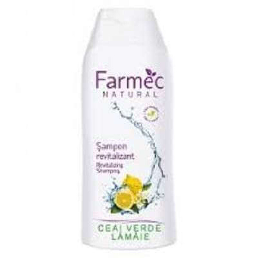 Șampon revitalizant cu ceai verde și lămâie, 200 ml, Farmec