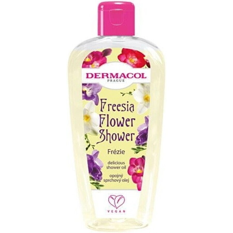 Dermacol Huile de douche aux fleurs Freesia 1×200 ml, huile de douche