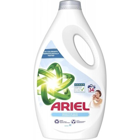 Ariel Gel 1.7l / 34PD Sensitive Skin 1×1.7 l gel