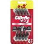 Gillette Blue3 Nitro 6+2 Stück 1×9 Stück