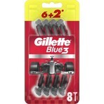 Gillette Blue3 Nitro 6+2 Stück 1×9 Stück