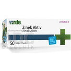 VIRDE ZINOK ACTIV + VITAMINA A 1×50 tbl, integratore alimentare