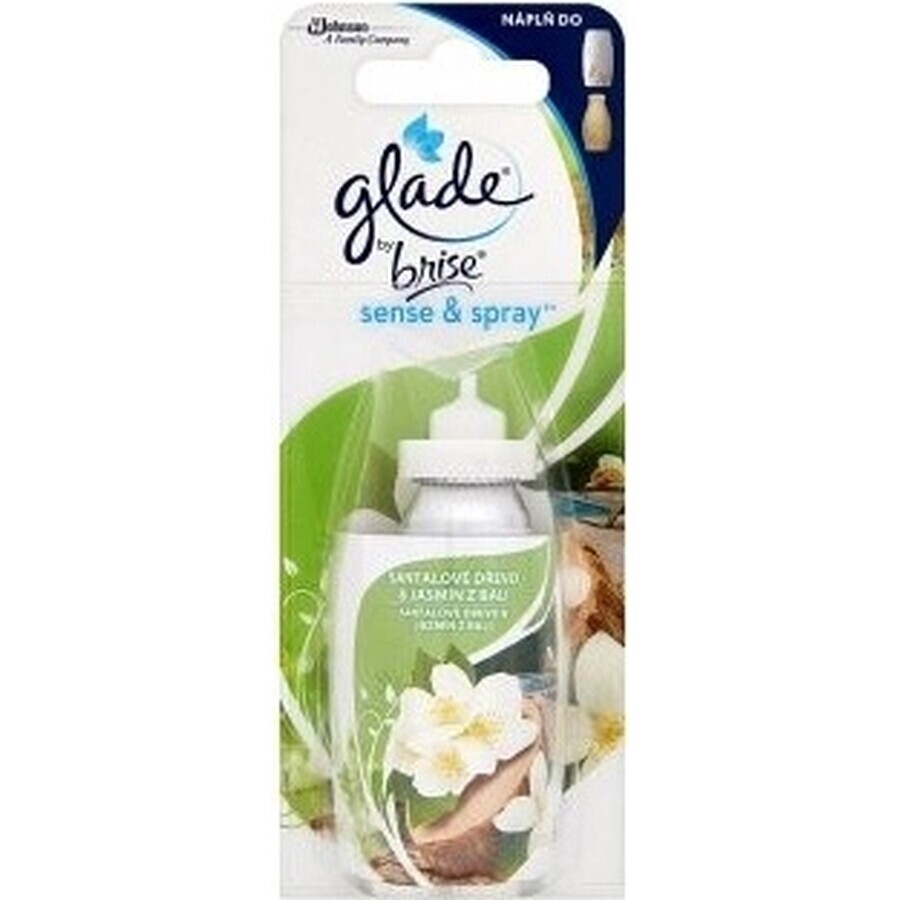 Glade by Brise Sense & Spray Sándalo y Jazmín de Bali 1×18 ml, recambio