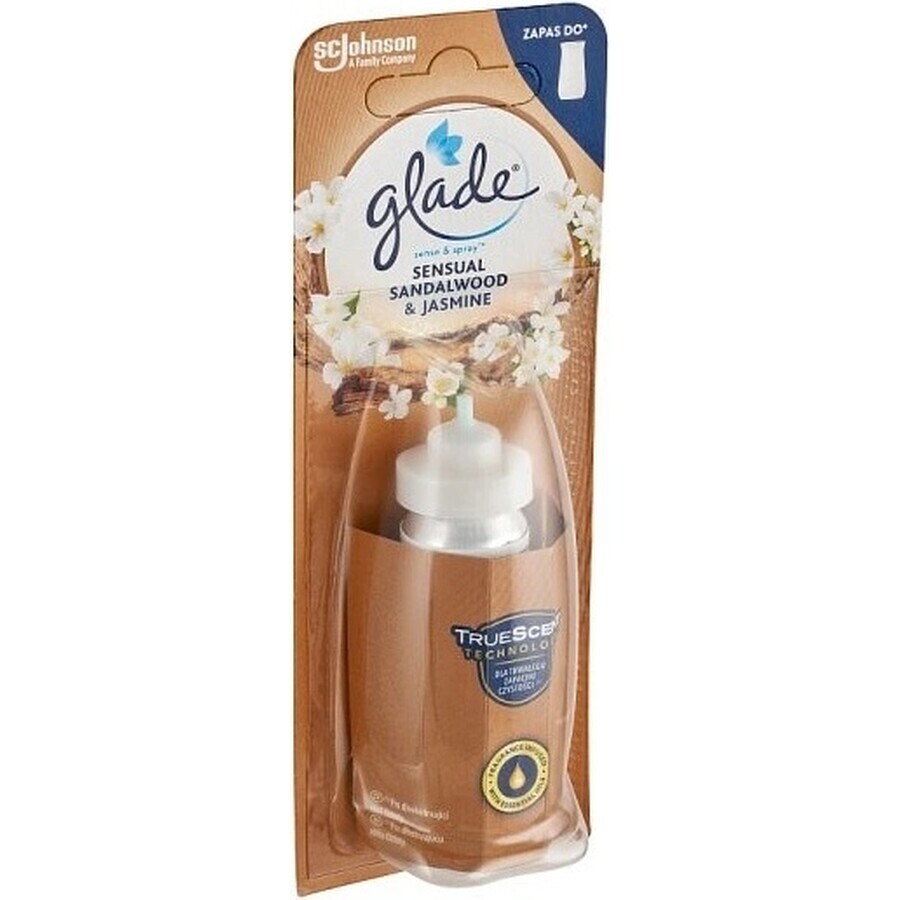 Glade by Brise Sense & Spray Sándalo y Jazmín de Bali 1×18 ml, recambio