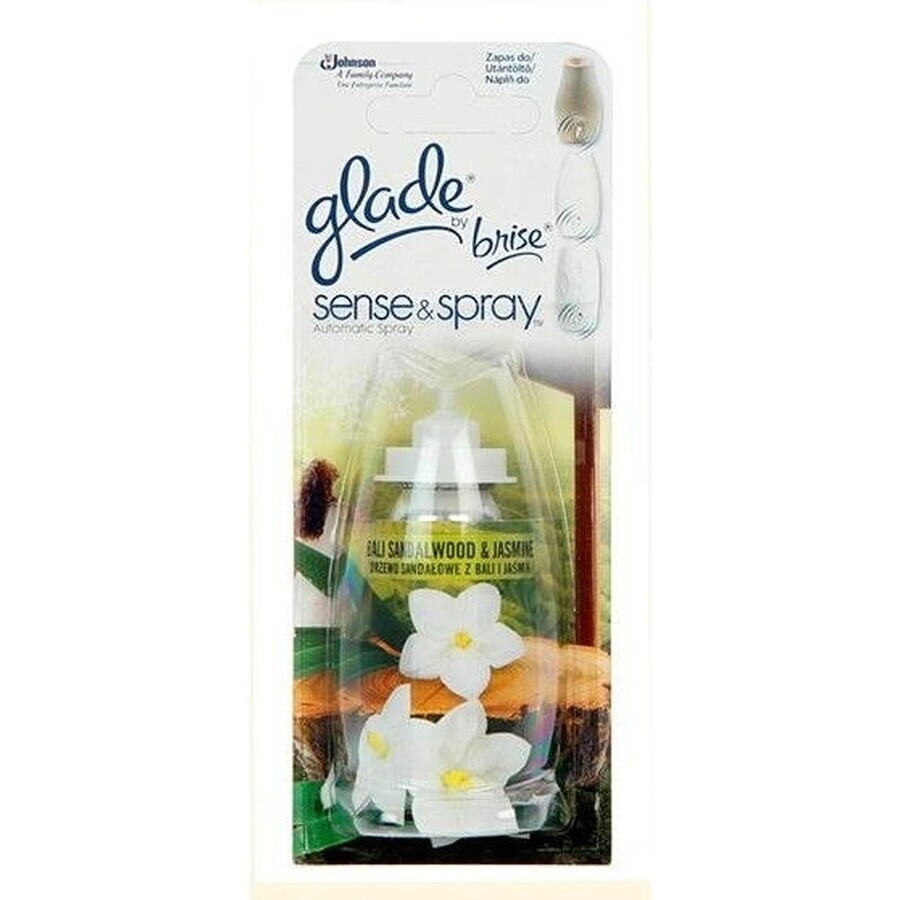 Glade by Brise Sense & Spray Sándalo y Jazmín de Bali 1×18 ml, recambio