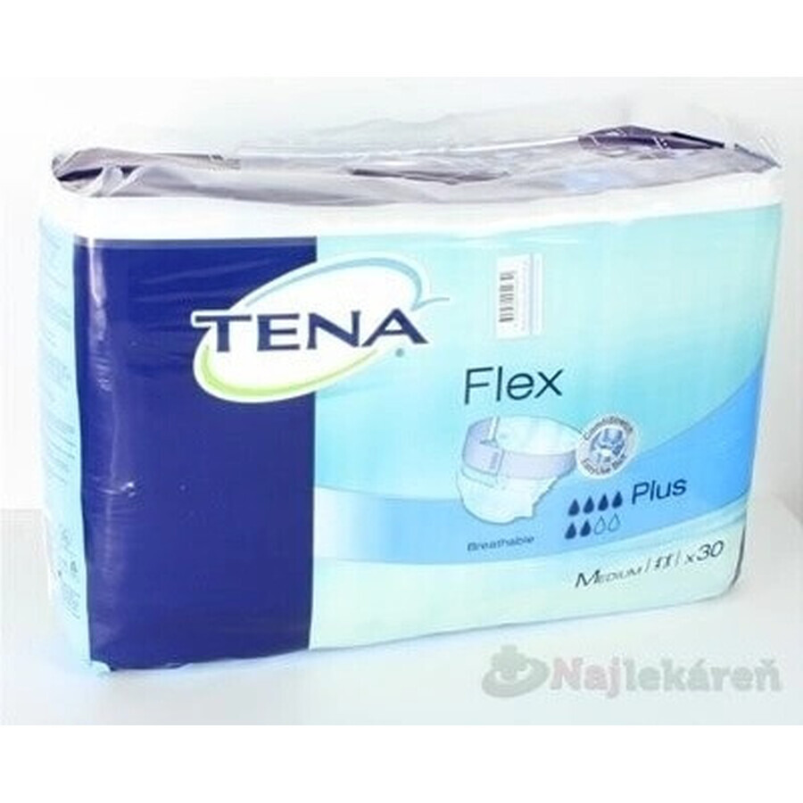 TENA Flex Plus M 1×30 buc, chiloți pentru incontinență cu talie cu eliberare rapidă