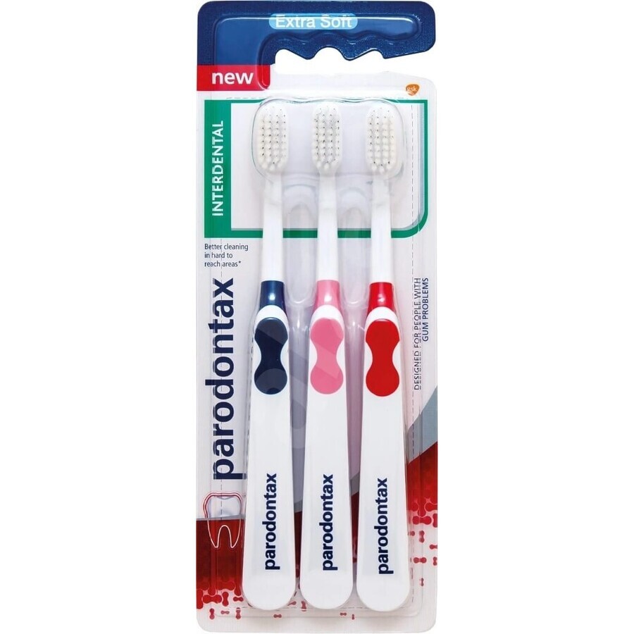 Parodontax Interdental Triopack Extra Soft 1×3 Stück, Zahnbürste