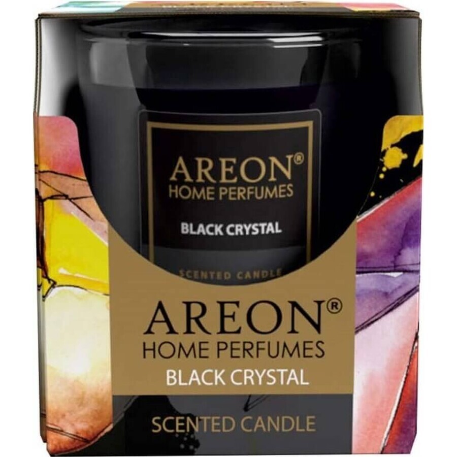 Areon Vela Vela de Cristal Negro 120g 1×1 ud, vela perfumada