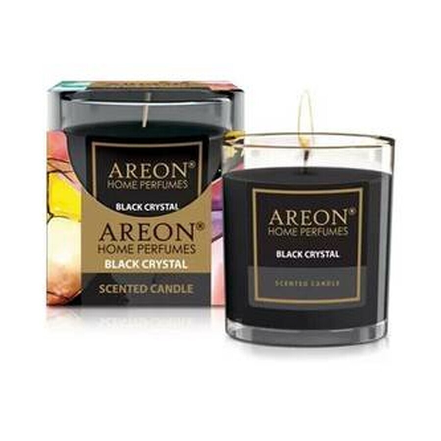 Areon Vela Vela de Cristal Negro 120g 1×1 ud, vela perfumada