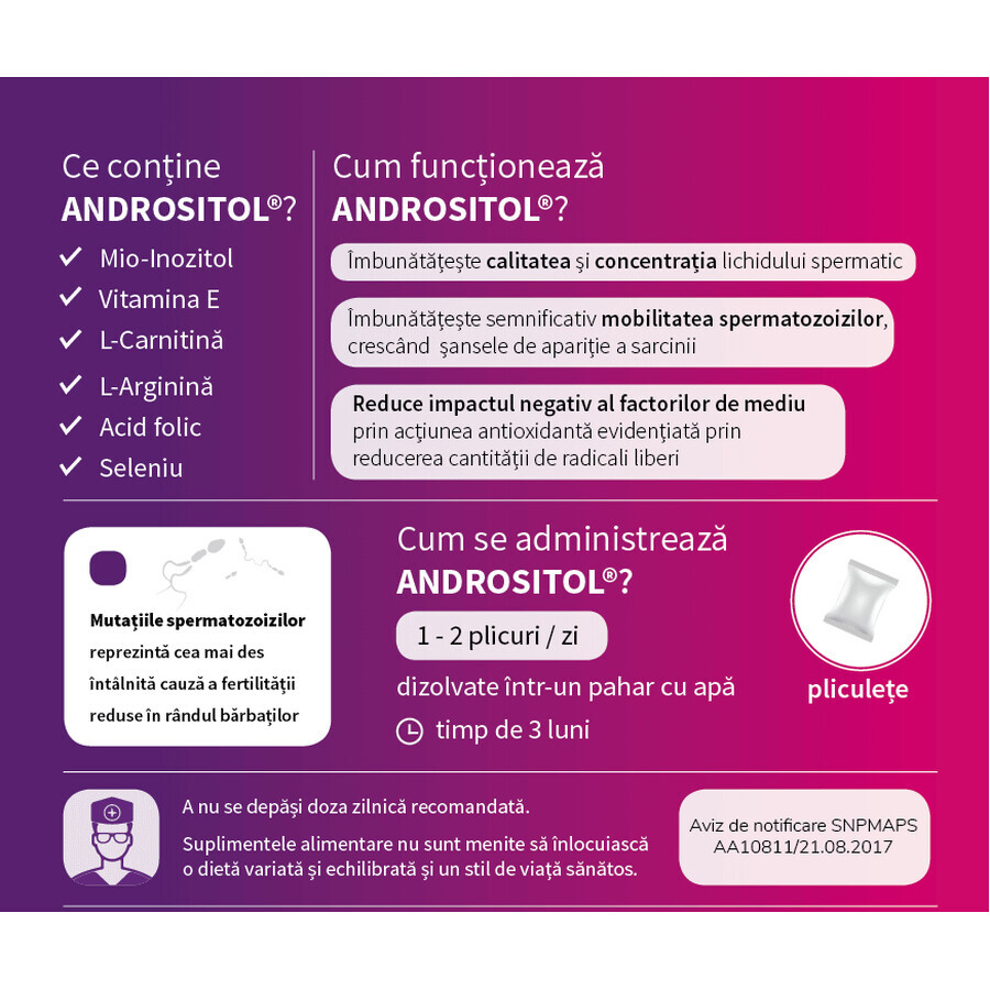 Andrositol, 30 Sachets, Lo Li Pharma