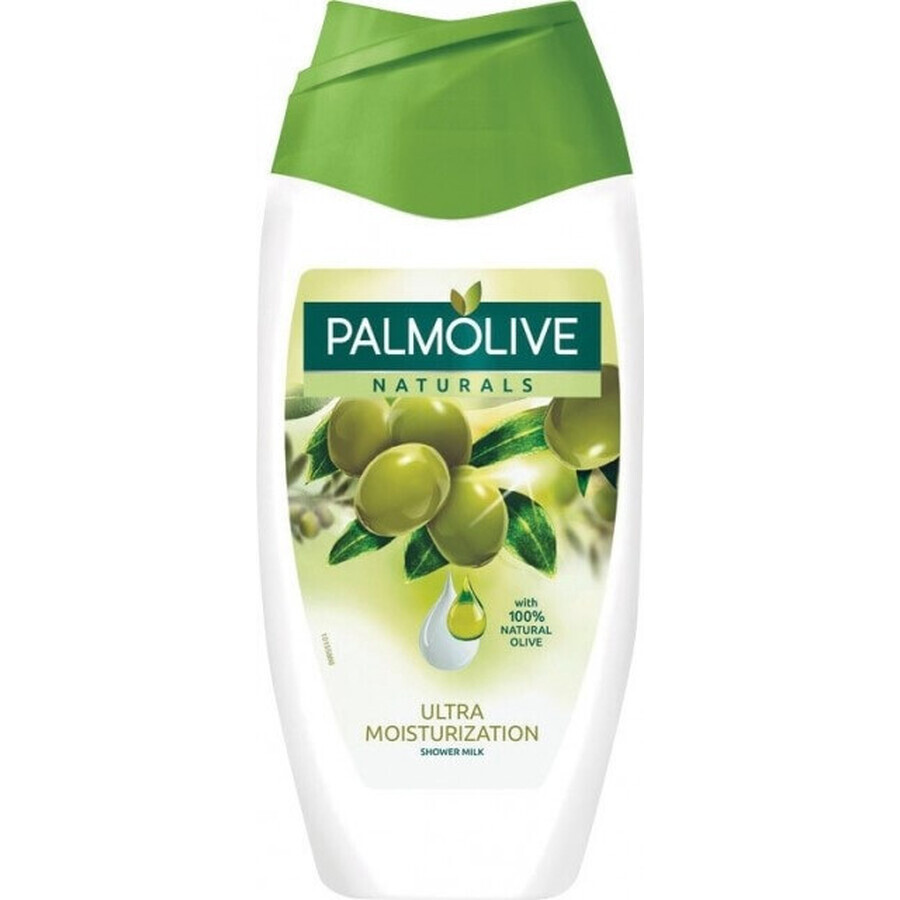 Gel douche Palmolive Nat.Olive Milk 1×250 ml, hydratant et nourrissant pour la peau