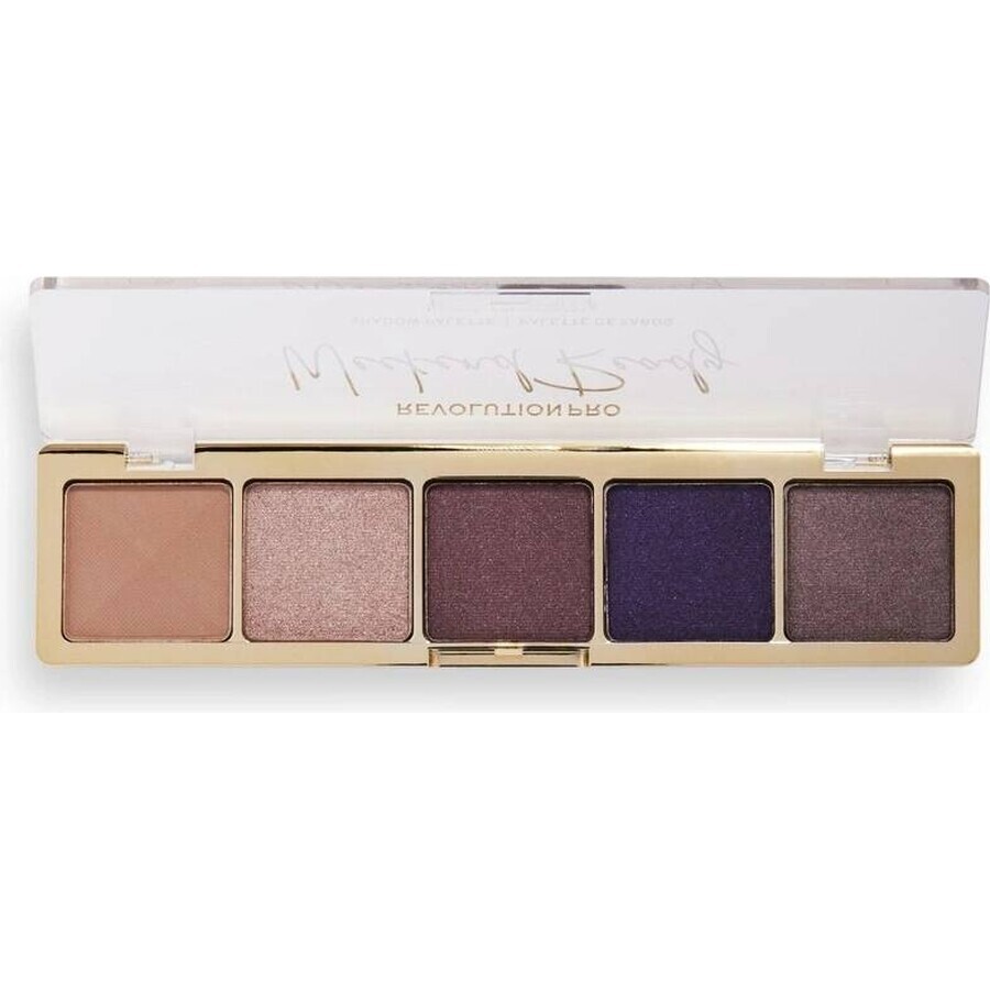 Revolution PRO, Glam Palette Weekend Ready Purple, palette di ombretti 1×5,50 g, palette di ombretti