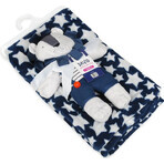 BABYMATEX Coperta per neonati con giocattolo Lion Blue 75 x 100 cm 1×1 pz.