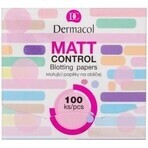 Dermacol Mattierende Papiere Matt Control 1×100 Stück, mattierende Papiere