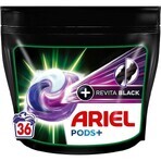 Ariel All-in-1 PODS Revita Revita All-in-1 PODS Revita Noir, Capsules de gel de lavage, 36 lavages 1×36pcs, Capsules de gel de lavage