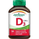 JAMIESON VITAMINE D3 1000 IU 1×100 tbl, voedingssupplement