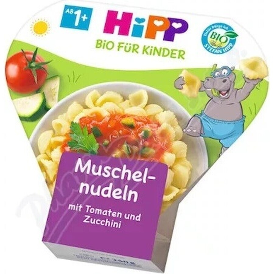 HIPP BIO Pasta con pomodori e zucchine 1×250 g, alimenti per l'infanzia