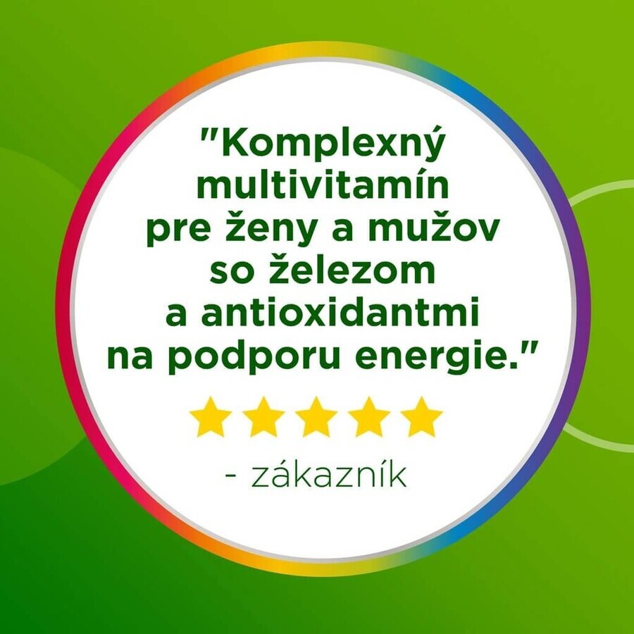 Centrum de la A la fier, 30 comprimate 1x30 tbl, multivitamine pentru adulți cu vitamine și minerale