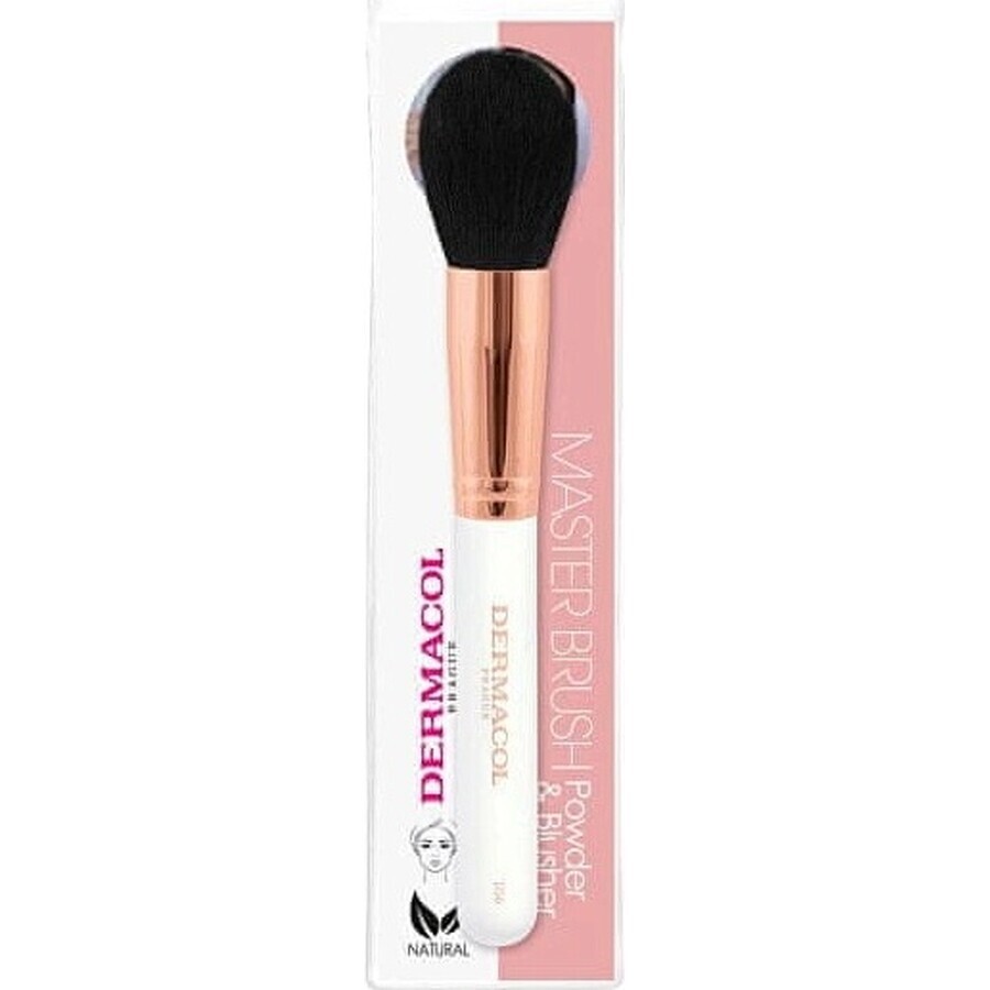 Dermacol Cosmetic brush RG D56 powder and blush with box 1×1 pc, cosmetic brush