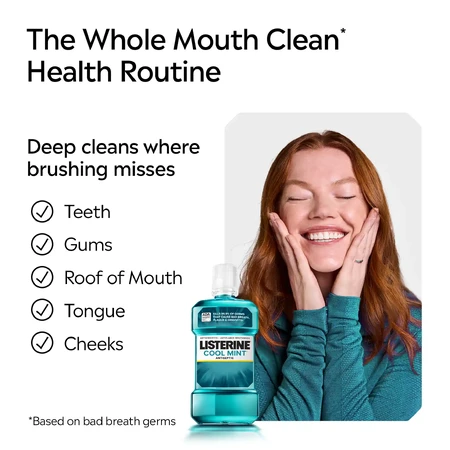 Listerine Cool Mint antiseptische Mundspülung, 250 ml, Johnson&amp;Johnson