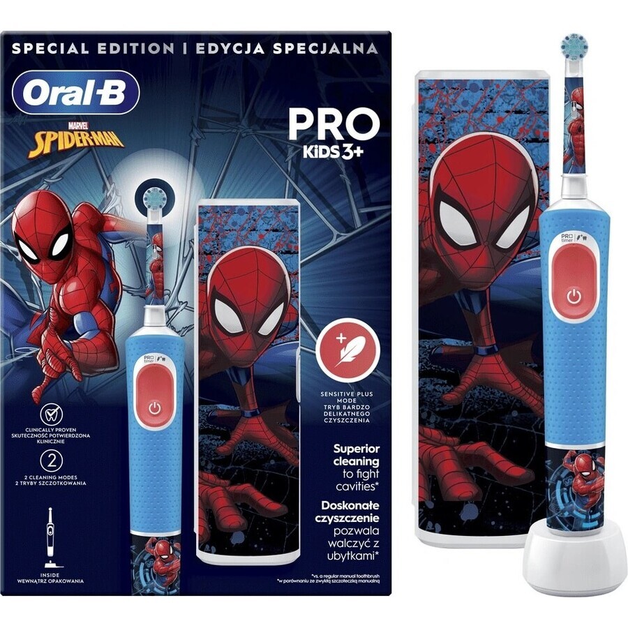 Oral B EK Pro Junior 3+ Spiderman 1×1 elektrische Zahnbürste