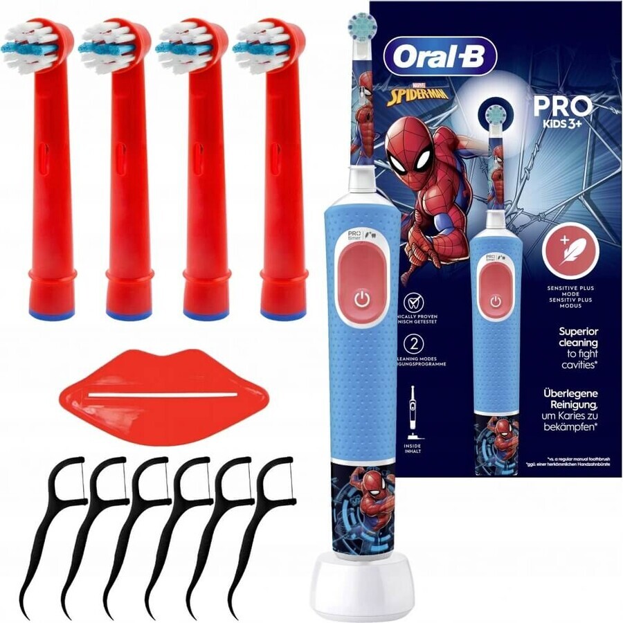 Oral B EK Pro Junior 3+ Spiderman 1×1 elektrische Zahnbürste