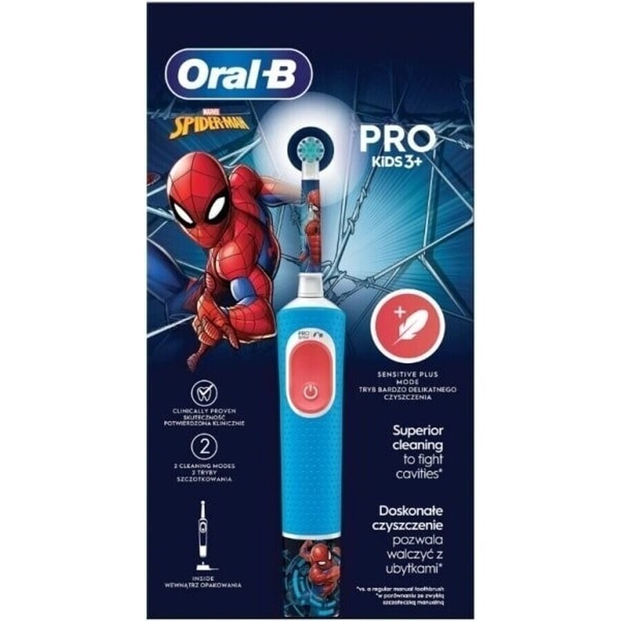 Oral B EK Pro Junior 3+ Spiderman 1×1 elektrische Zahnbürste