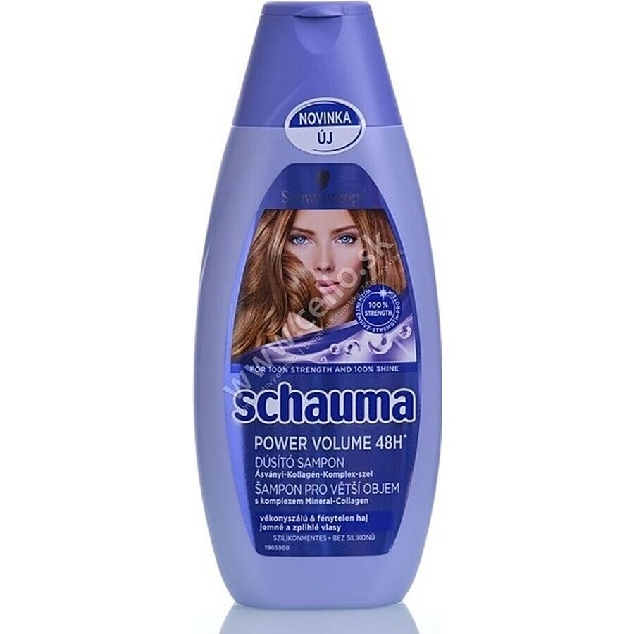 Schauma Șampon Power Volume 48H 1×400 ml, șampon