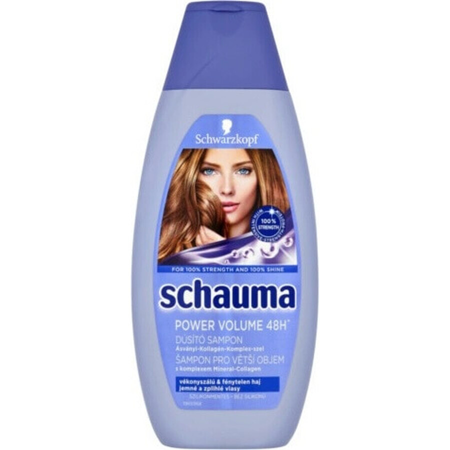 Schauma Șampon Power Volume 48H 1×400 ml, șampon