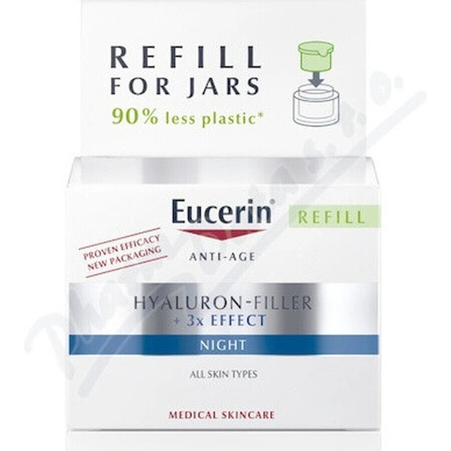 Eucerin HYALURON-FILLER+3xEFFECT Crème de Nuit REFILL 1×50 ml