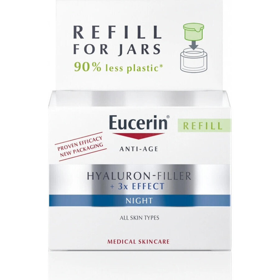 Eucerin HYALURON-FILLER+3xEFFECT Crème de Nuit REFILL 1×50 ml