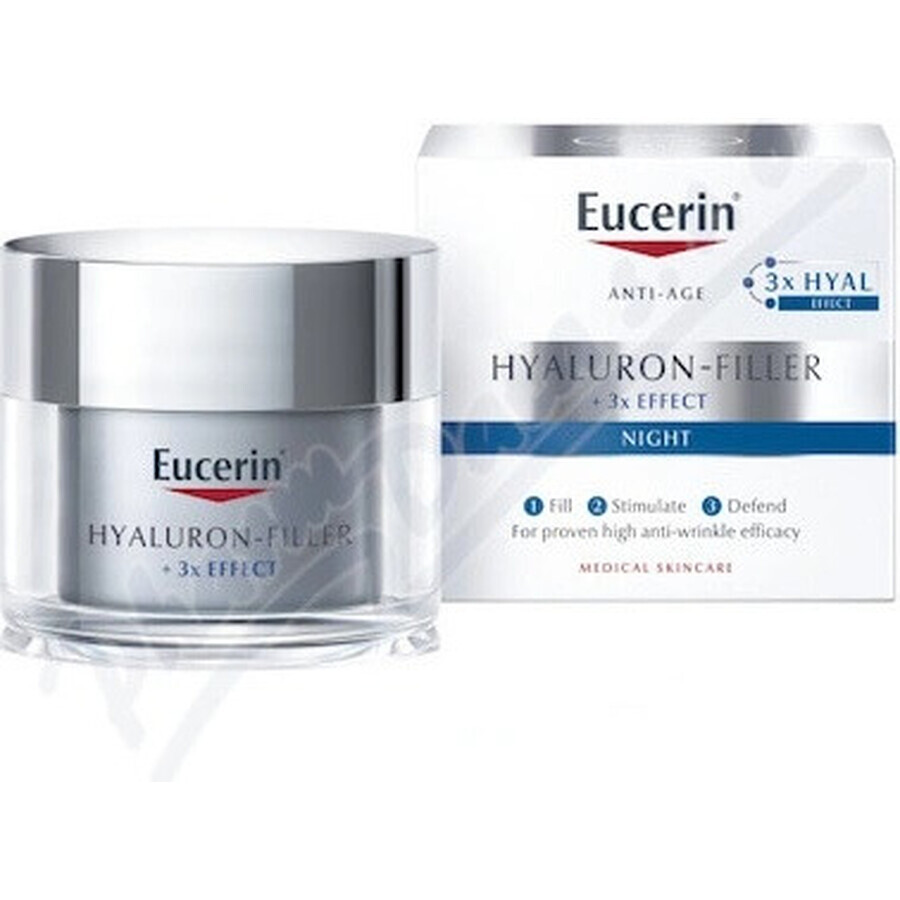 Eucerin HYALURON-FILLER+3xEFFECT Crème de Nuit REFILL 1×50 ml