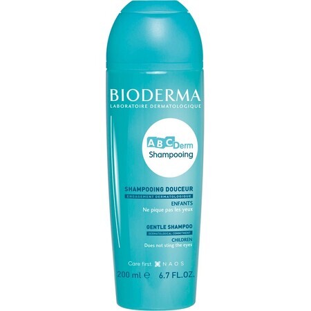 BIODERMA ABCDerm Shampoo for babies and children 1×200 ml, shampoo for skin and hair