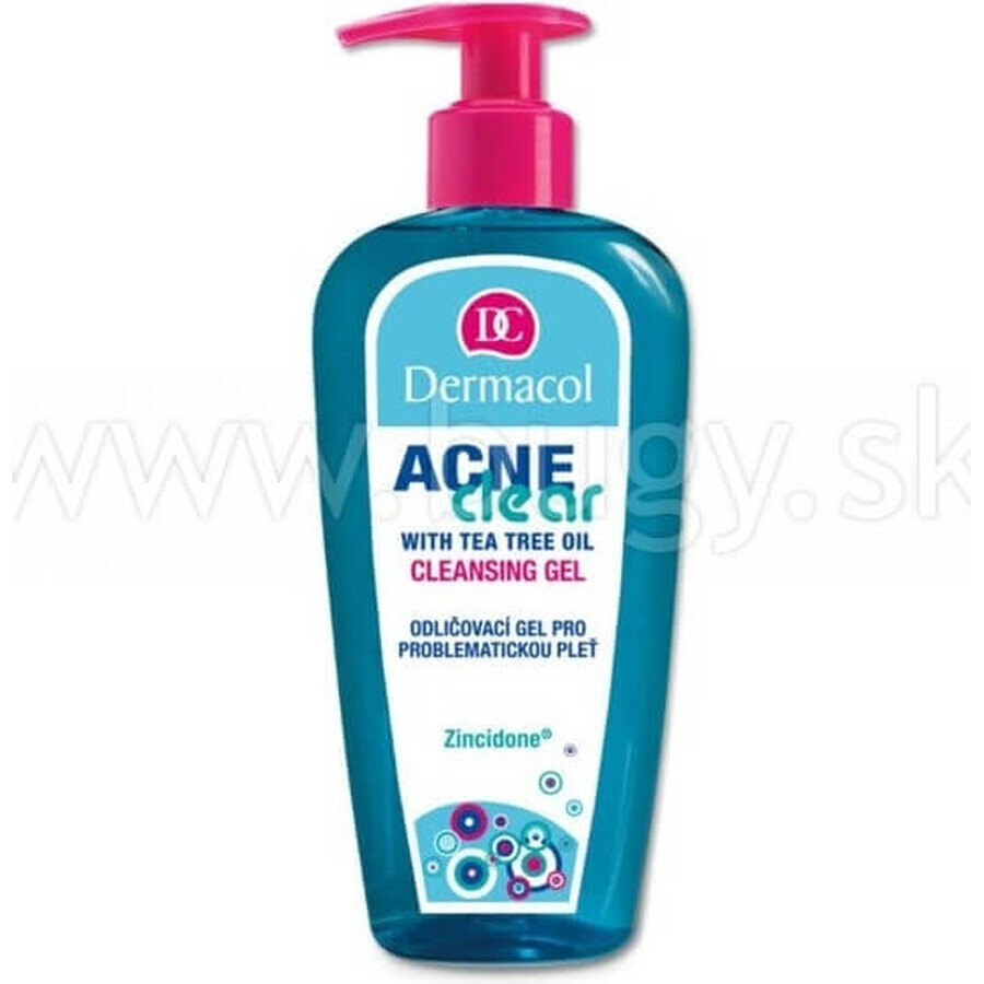 DERMACOL ACNECLEAR cleansing gel 1×200 ml, cleansing gel