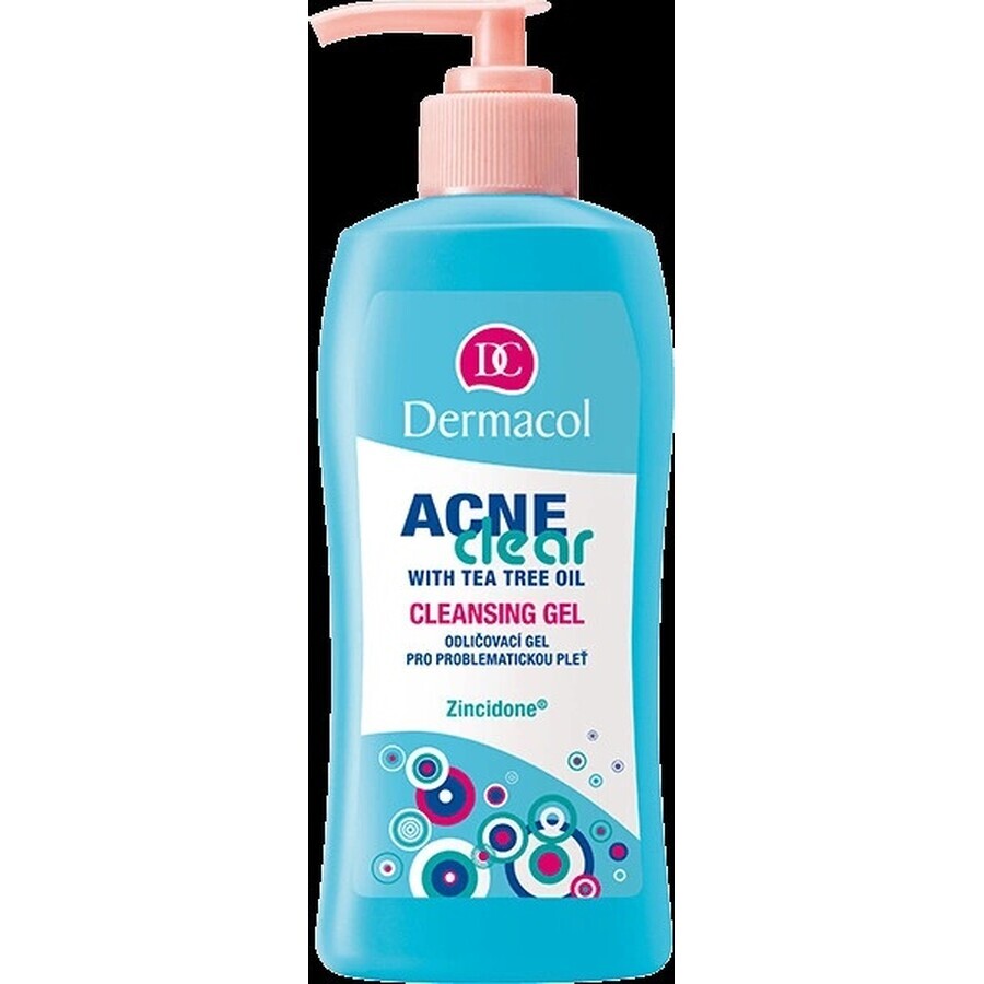 DERMACOL ACNECLEAR cleansing gel 1×200 ml, cleansing gel