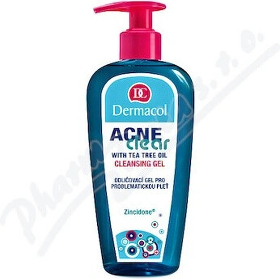 DERMACOL ACNECLEAR cleansing gel 1×200 ml, cleansing gel