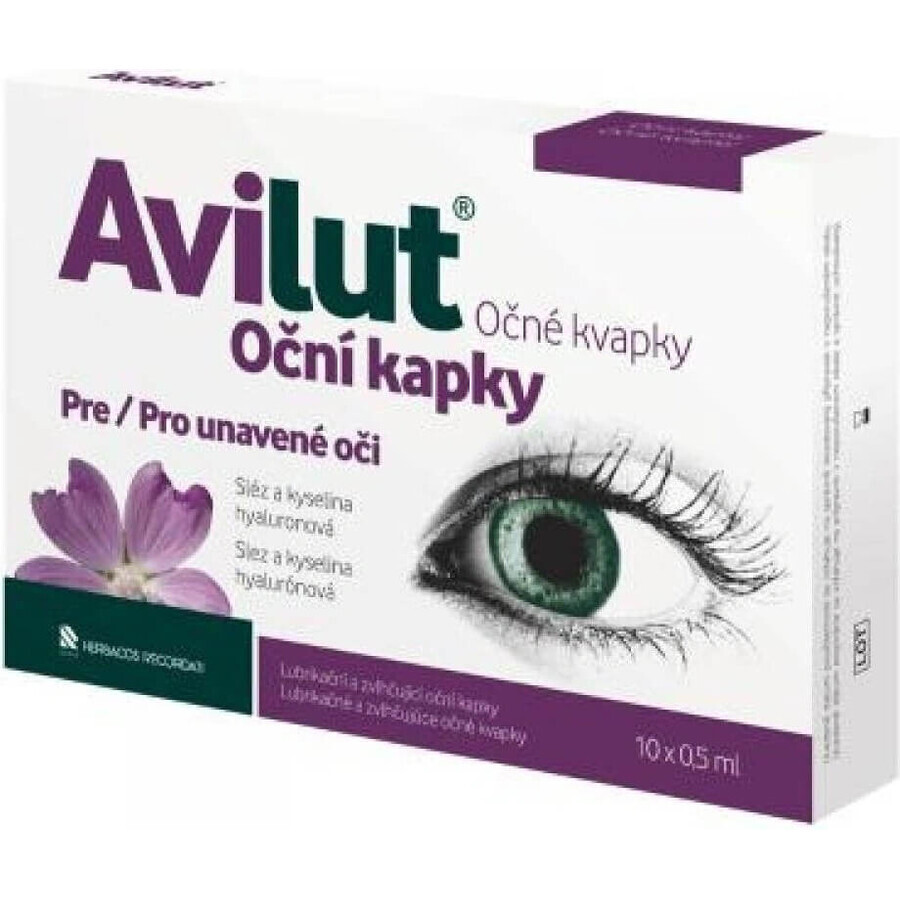 AVILUT Eye drops 10×0.5 ml, eye relief