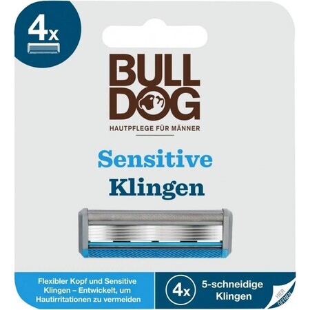 Testine di ricambio Bulldog Bulldog Sensitive 1×4 pezzi, testine di ricambio