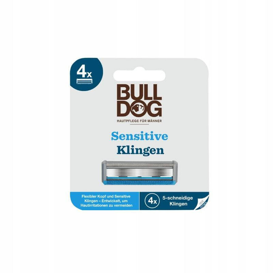 Testine di ricambio Bulldog Bulldog Sensitive 1×4 pezzi, testine di ricambio