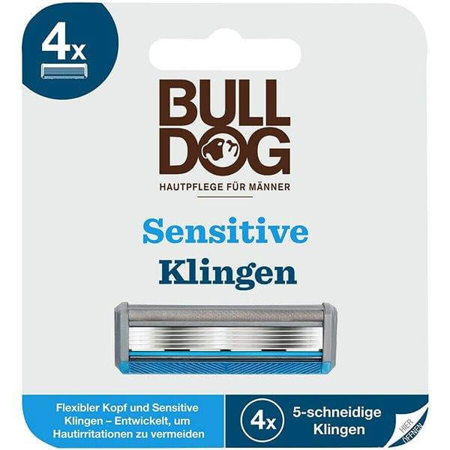 Testine di ricambio Bulldog Bulldog Sensitive 1×4 pezzi, testine di ricambio