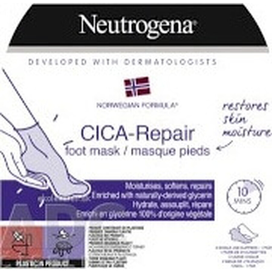 NEUTROGENA NR CICA maschera per i piedi 1x1 paio