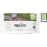 Moltex Pure & Nature EKO vochtige doekjes op waterbasis 1×60 stuks, vochtige doekjes