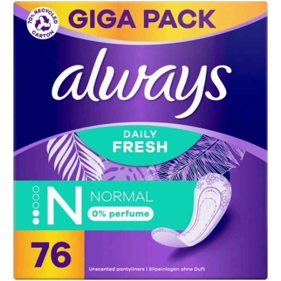 Always Intimates 76 pcs Always Intimates 1×74 pcs, underwear